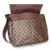 Abbesses Damier Ebene Messenger Bag in Coated Canvas, Gold hardware - Image 7