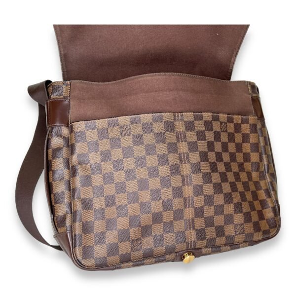 Abbesses Damier Ebene Messenger Bag in Coated Canvas, Gold hardware - Image 7