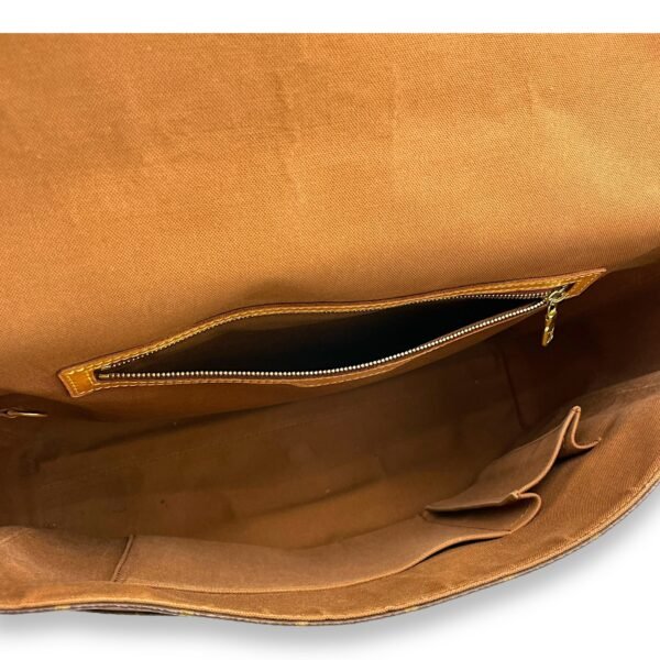 Abbesses Messenger bag in Monogram coated canvas, Gold Hardware - Image 11