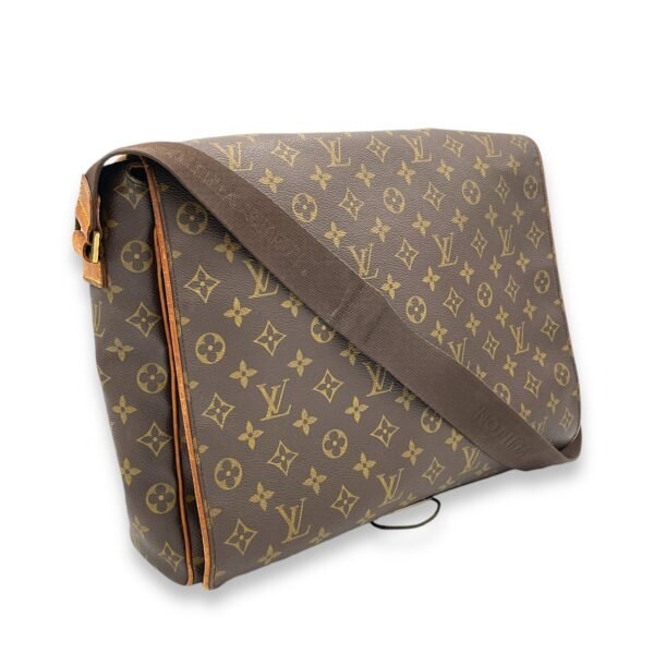 Abbesses Messenger bag in Monogram coated canvas, Gold Hardware - Image 3