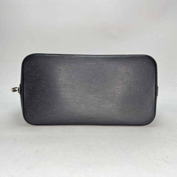 Alma PM Black Top Handle Bag in Epi Leather, Gold hardware - Image 5