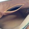 Alma PM Brown Top Handle Bag in Monogram Coated Canvas, Gold hardware - Image 8