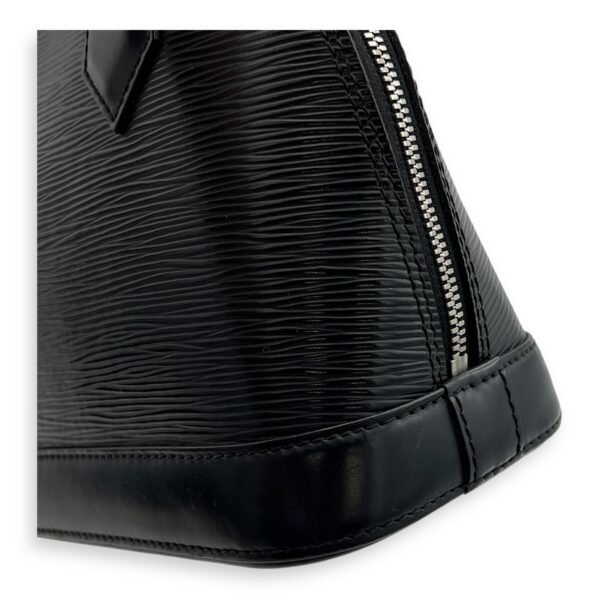 Alma Top Handle Bag BB Black in Epi Leather, Silver hardware - Image 11
