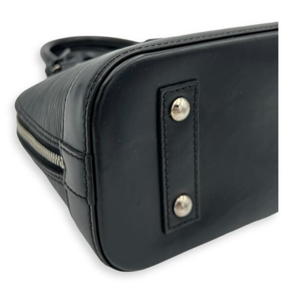 Alma Top Handle Bag BB Black in Epi Leather, Silver hardware - Image 9