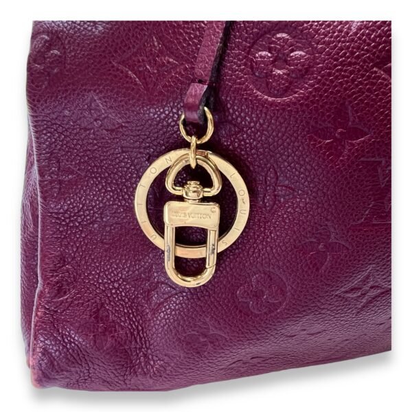 Artsy Top Handle Bag Red in Monogram Empreinte Leather, Gold hardware - Image 7