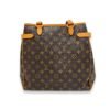 Batignolles Tote Bag Brown in Monogram Coated Canvas, Gold hardware - Image 2