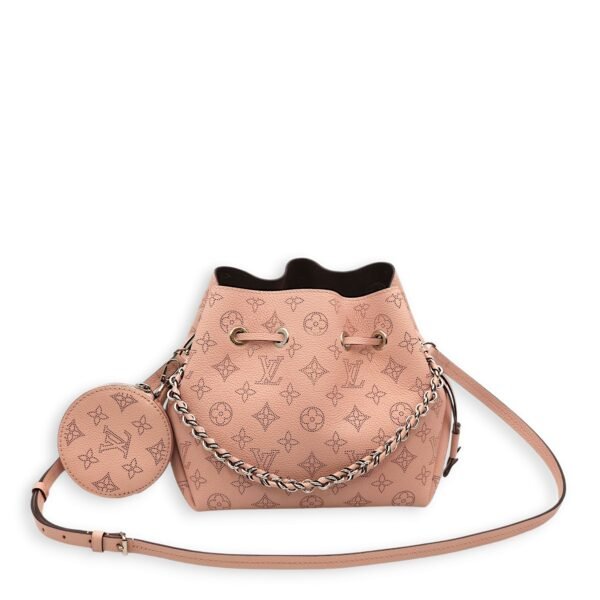 Bella Magnolia Bucket Bag in Mahina Leather, Silver hardware - Image 7