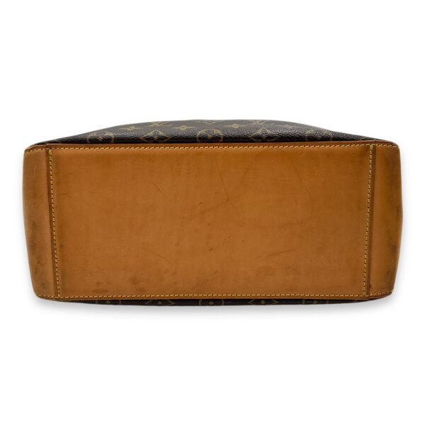 Cabas Piano Tote Bag Brown in Monogram Coated Canvas, Gold hardware - Image 5