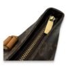 Cabas Piano Tote Bag Brown in Monogram Coated Canvas, Gold hardware - Image 8