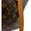 Cabas Piano Tote Bag Brown in Monogram Coated Canvas, Gold hardware - Image 9