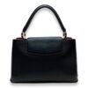 Capucines MM Black Top Handle Bag in Taurillon Leather, Silver hardware - Image 2
