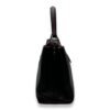 Capucines MM Black Top Handle Bag in Taurillon Leather, Silver hardware - Image 4