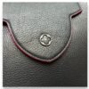 Capucines MM Black Top Handle Bag in Taurillon Leather, Silver hardware - Image 6