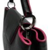 Capucines MM Black Top Handle Bag in Taurillon Leather, Silver hardware - Image 8