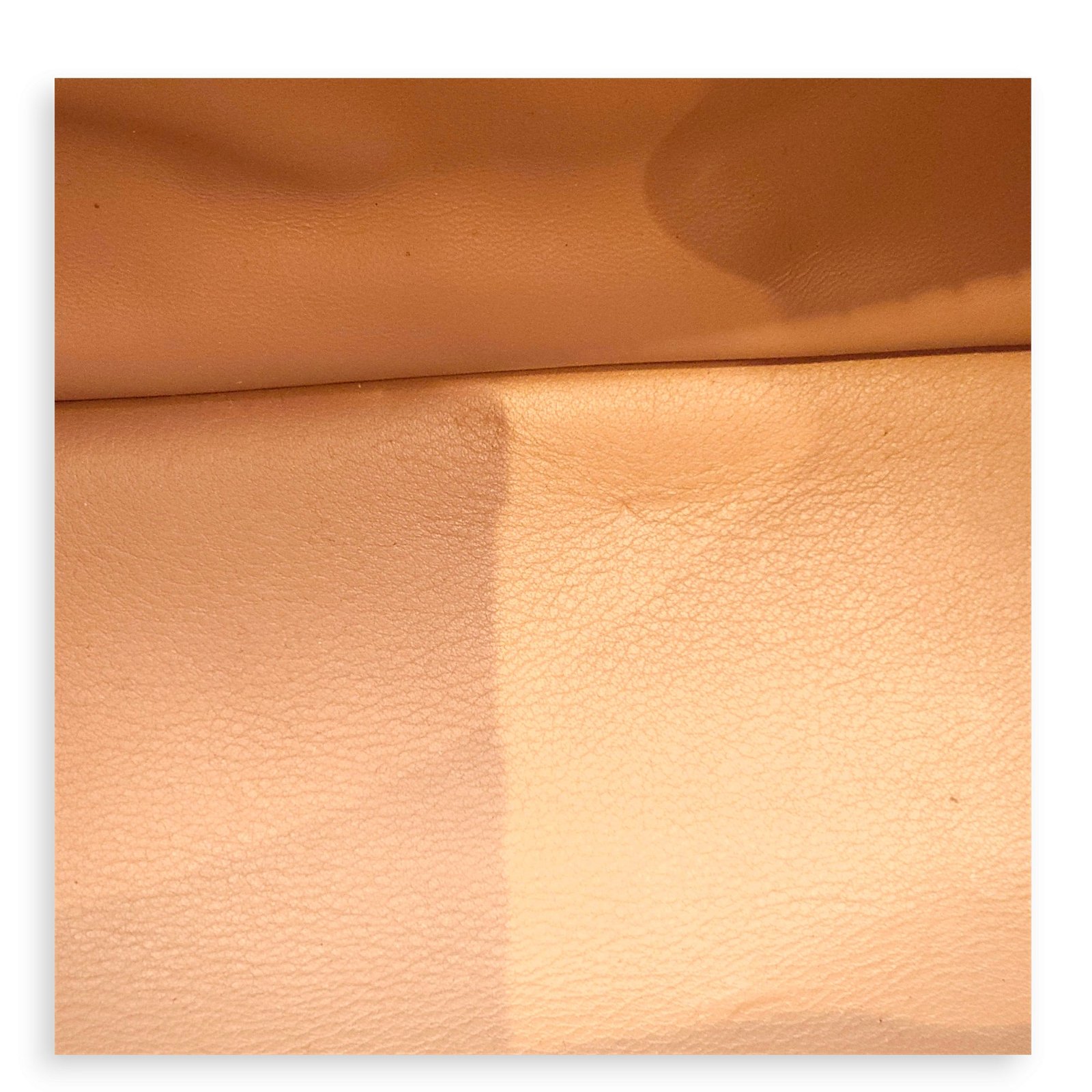 Capucines MM Magnolia / Beige/ Brown Python Handle Top Handle Bag in Taurillon Leather, Palladium hardware - Image 9