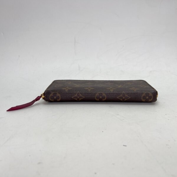 Clemence Brown Wallet in Monogram Coated Canvas, Gold hardware - Image 5