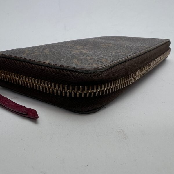 Clemence Brown Wallet in Monogram Coated Canvas, Gold hardware - Image 7