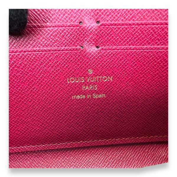 Clemence Long Brown Wallet in Monogram Coated Canvas, Gold hardware - Image 10
