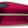 Clemence Long Brown Wallet in Monogram Coated Canvas, Gold hardware - Image 12