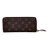 Clemence Long Brown Wallet in Monogram Coated Canvas, Gold hardware - Image 2