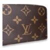 Clemence Long Brown Wallet in Monogram Coated Canvas, Gold hardware - Image 6