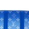 Clouds Soft Trunk Blue Crossbody Bag in Monogram Coated Canvas, Silver hardware - Image 7