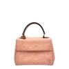 Cluny BB Pink Top Handle Bag in Epi Leather, Silver hardware