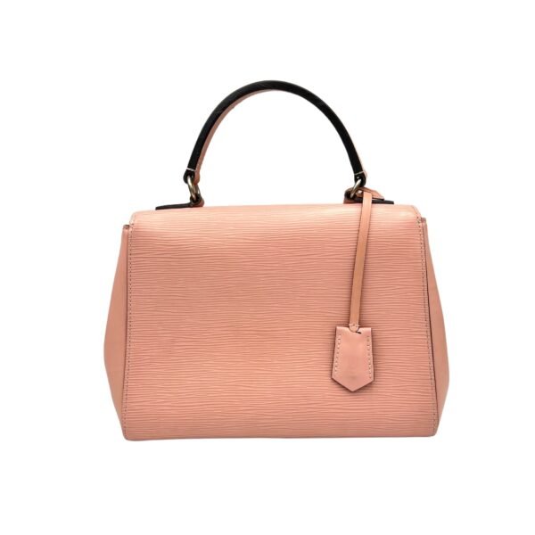 Cluny BB Pink Top Handle Bag in Epi Leather, Silver hardware - Image 2