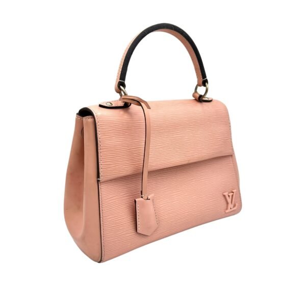 Cluny BB Pink Top Handle Bag in Epi Leather, Silver hardware - Image 3