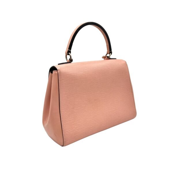 Cluny BB Pink Top Handle Bag in Epi Leather, Silver hardware - Image 4