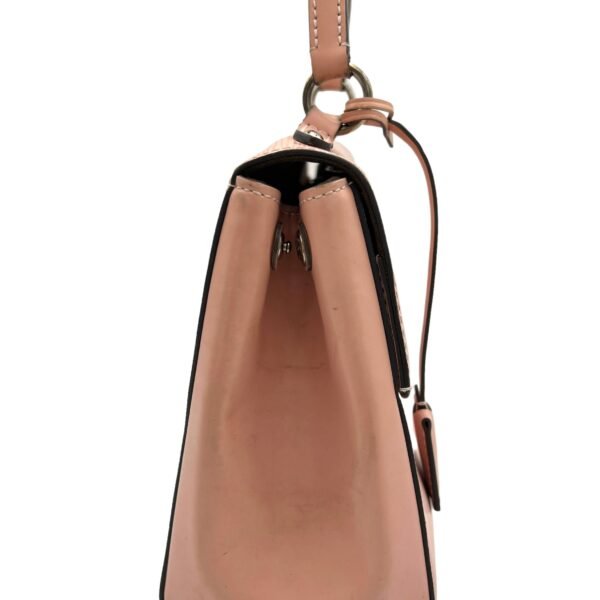 Cluny BB Pink Top Handle Bag in Epi Leather, Silver hardware - Image 8