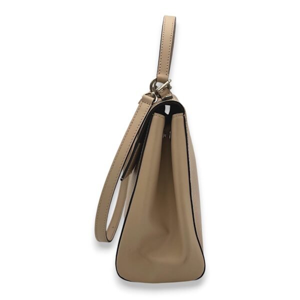 Cluny MM Beige Top Handle Bag in Epi Leather, Silver hardware - Image 2