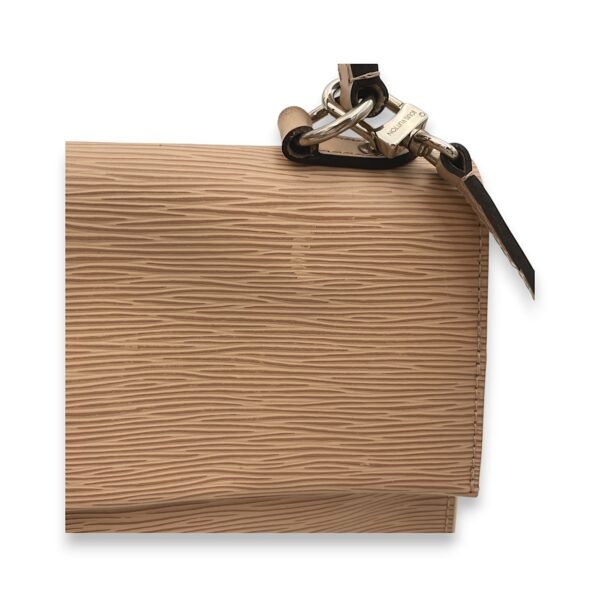 Cluny MM Beige Top Handle Bag in Epi Leather, Silver hardware - Image 9