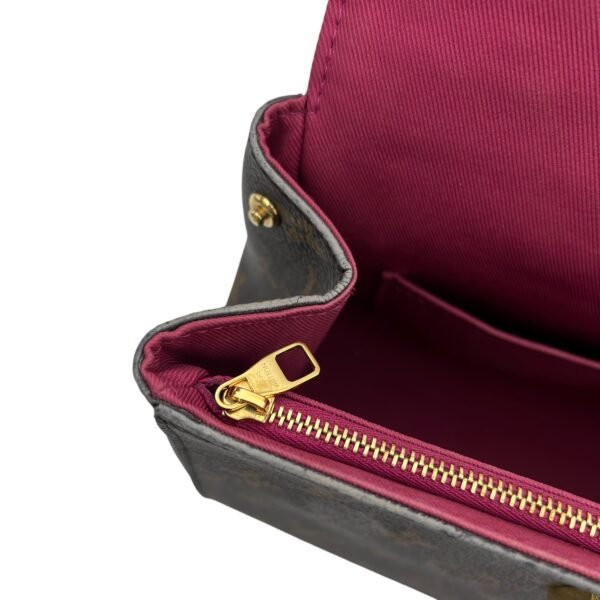 Cluny Top Handle Bag Brown in Monogram Coated Canvas, Gold hardware - Image 10
