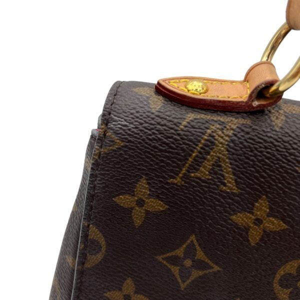 Cluny Top Handle Bag Brown in Monogram Coated Canvas, Gold hardware - Image 16