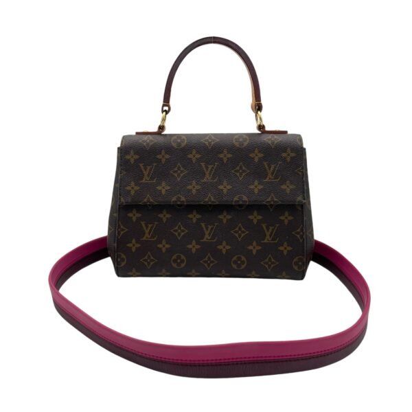 Cluny Top Handle Bag Brown in Monogram Coated Canvas, Gold hardware - Image 18