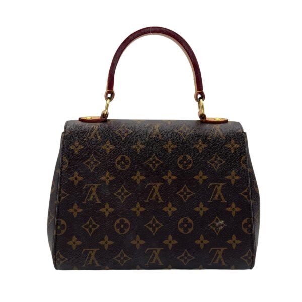 Cluny Top Handle Bag Brown in Monogram Coated Canvas, Gold hardware - Image 2
