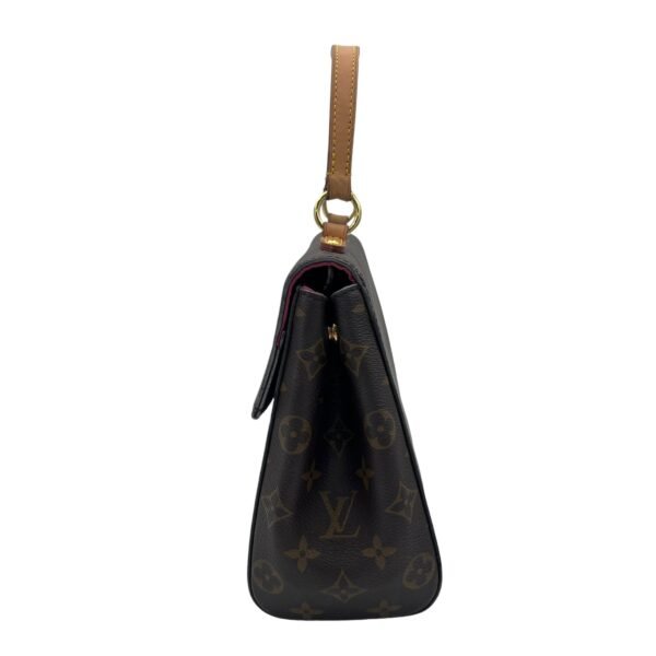 Cluny Top Handle Bag Brown in Monogram Coated Canvas, Gold hardware - Image 3