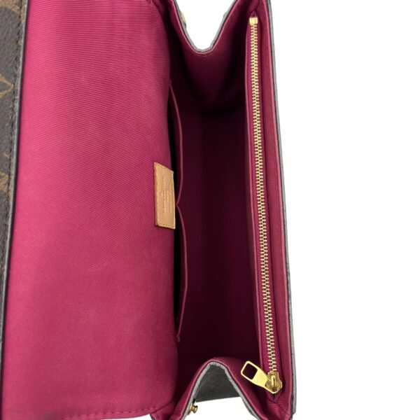 Cluny Top Handle Bag Brown in Monogram Coated Canvas, Gold hardware - Image 6