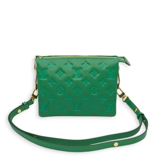 Coussin BB Emeraude Crossbody Bag in Lambskin, Gold hardware - Image 8