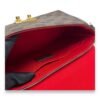 Croisette Damier Ebene Top Handle Bag in Coated Canvas, Gold hardware - Image 9