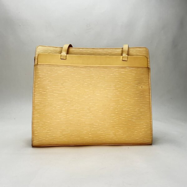 Croisette PM Yellow Top Handle Bag in Epi Leather, Gold hardware - Image 2