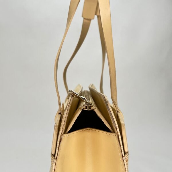 Croisette PM Yellow Top Handle Bag in Epi Leather, Gold hardware - Image 7