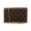 Dauphine Brown Wallet on Chain in Monogram Coated Canvas, Gold hardware - Image 2