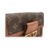 Dauphine Brown Wallet on Chain in Monogram Coated Canvas, Gold hardware - Image 6