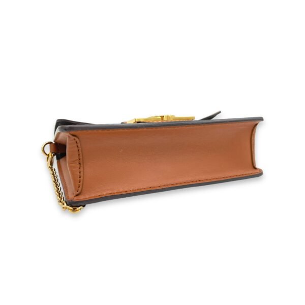 Dauphine Wallet On Chain Brown in Monogram Coated Canvas, Gold hardware - Image 5