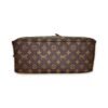 Deauville Brown Top Handle Bag in Monogram Coated Canvas, Gold hardware - Image 5