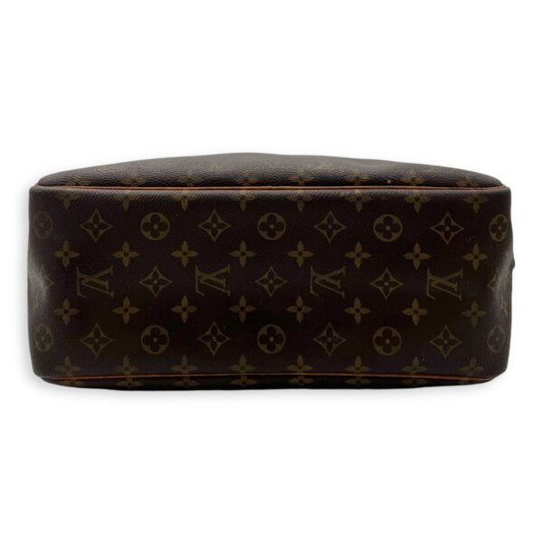 Deauville Top Handle Bag Brown in Monogram Coated Canvas, Gold hardware - Image 5