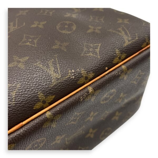 Deauville Top Handle Bag Brown in Monogram Coated Canvas, Gold hardware - Image 6