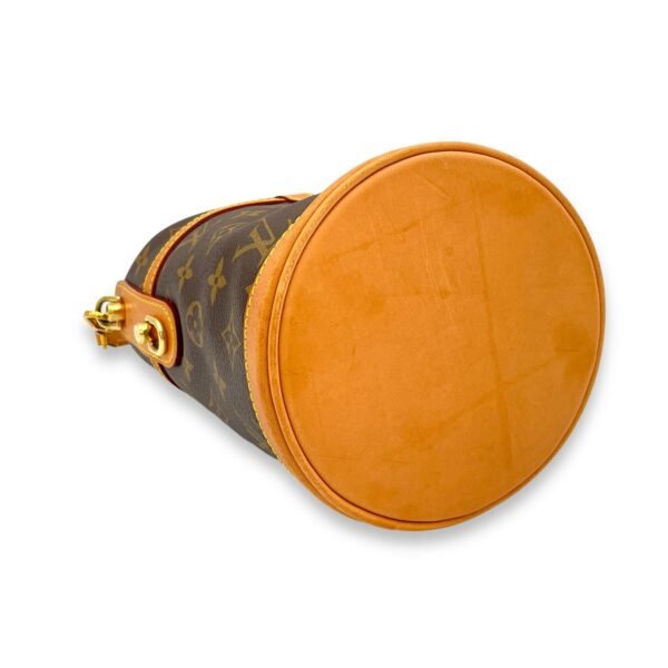 Duffle Top Handle Bag Brown in Monogram Coated Canvas, Gold hardware - Image 5